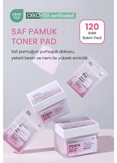 Dermal PDRN Pore Tightening Moisturizer Skin Renewing Anti-Aging Salmon DNA Tonic Pad 120 Pieces - 6