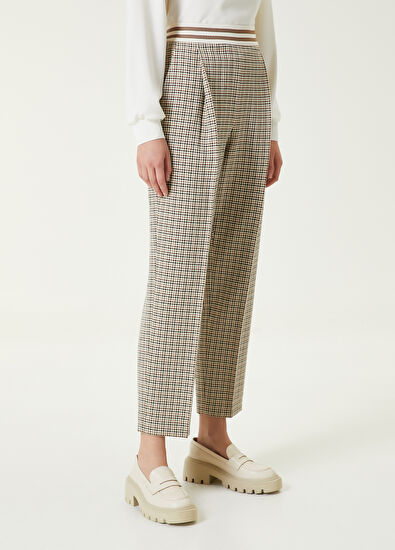 Beymen Club Bej Pötikare Desenli Pilili Pantolon - 3