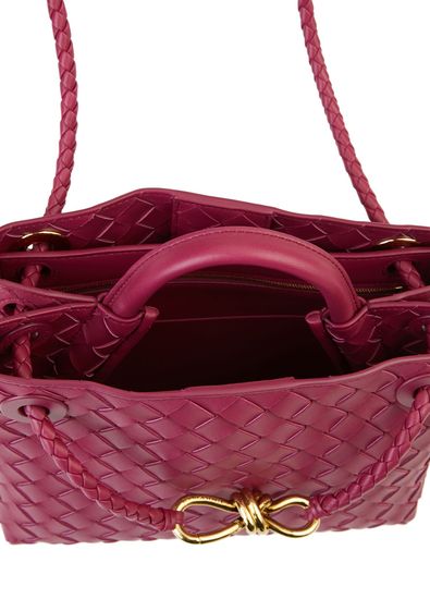 Bottega Veneta Small Andiamo Fuşya Kadın Deri Çanta - 5