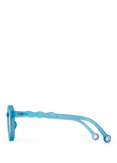 Olivio & Co Classic Oval Reef Blue Unisex Children's Sunglasses - 3