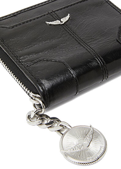 Zadig&Voltaire Sunny Mini Siyah Kadın Deri Cüzdan - 5