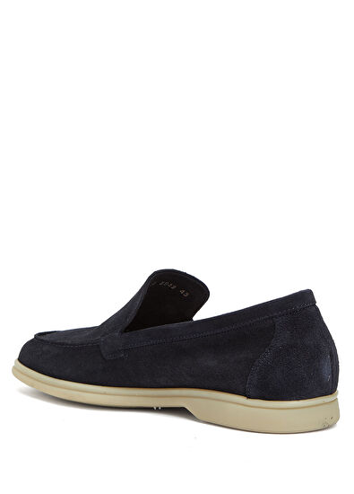 Yankee Lacivert Erkek Süet Loafer - Görsel 4
