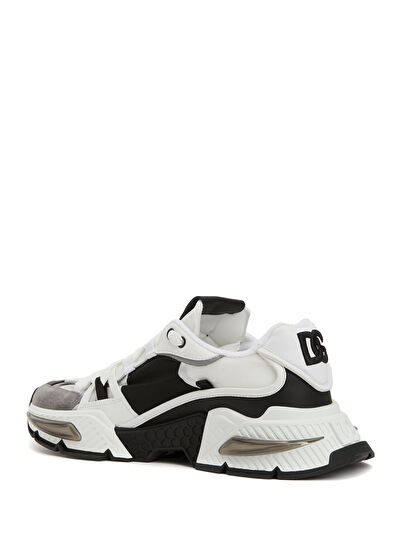 Siyah Beyaz Erkek Sneaker - Görsel 5