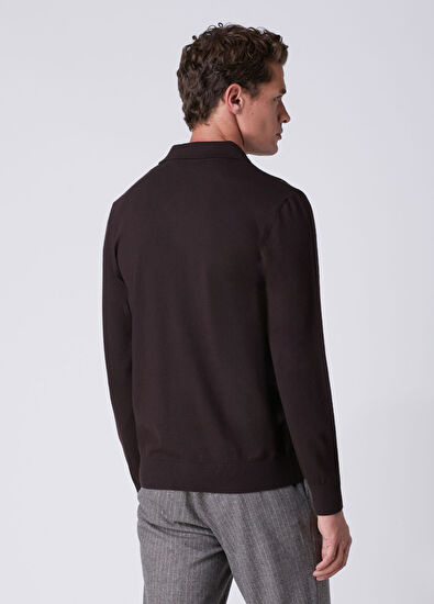 Beymen Club Brown Diamond Patterned Sweater - 5