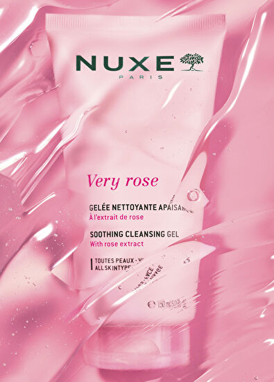 Nuxe Soothing Facial Cleansing Gel with Rose Extract 150 ml + 3-in-1 Skin Cleansing Brush - 4