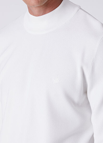 Beymen Club Off-White Half Turtleneck Sweater - 6