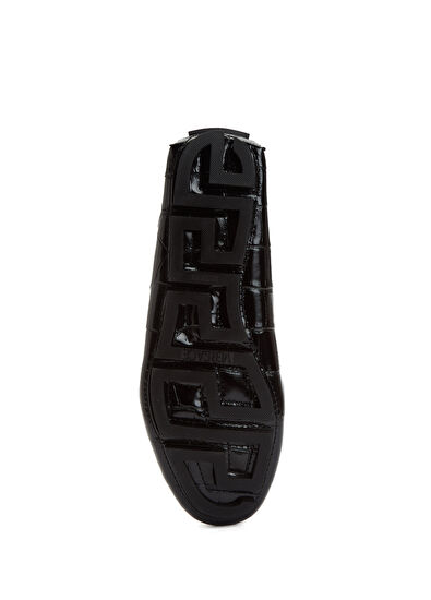 Versace Black Men's Leather Driver - 5