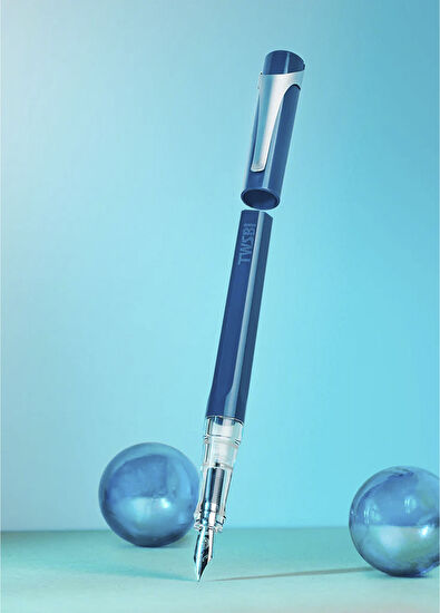Twsbi Swipe Prussian Blue Medium Uç Dolma Kalem - 4