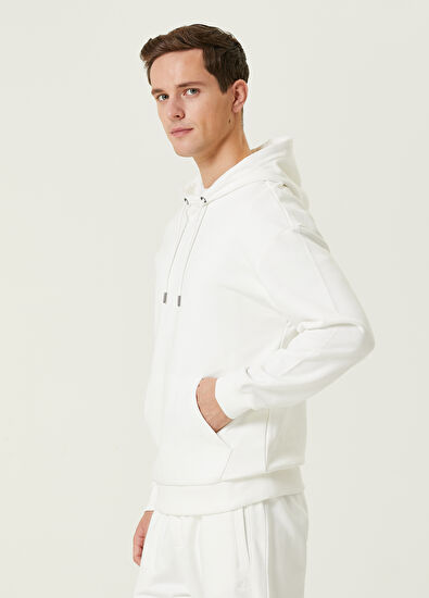 Beymen Club White Hooded Sweatshirt - 3