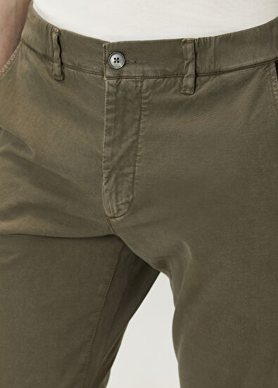 Beymen Club Khaki Organic Cotton Sports Pants - 4