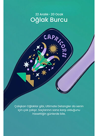 Tangle Teezer Zodiac The Ultimate Detangler Capricorn Capricorn Hair Detangling Comb for Straight and Curly Hair - 7