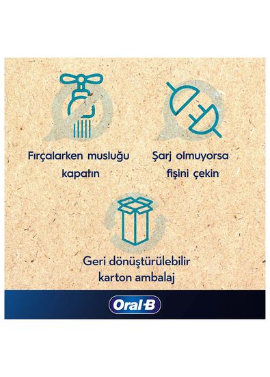 Oral-B Pro Series 1 İkili Siyah ve Mavi Şarjlı Diş Fırçası - 5