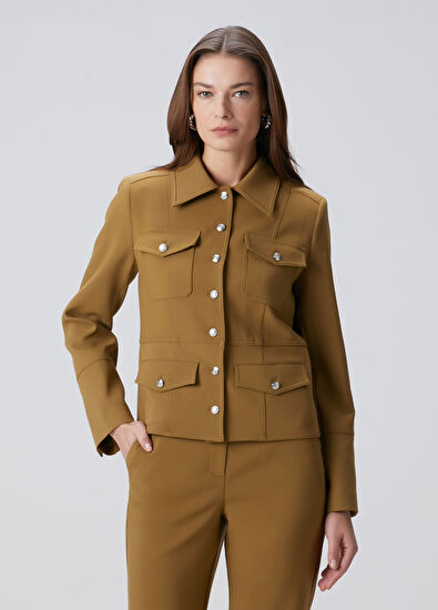 Beymen Collection Fitted Haki Ceket - 5