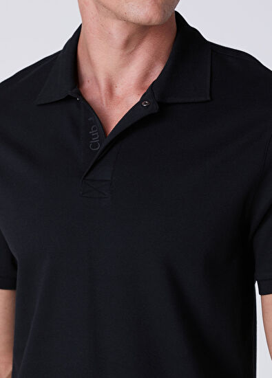 Beymen Club Comfort Fit Siyah Polo Yaka T-shirt - 6