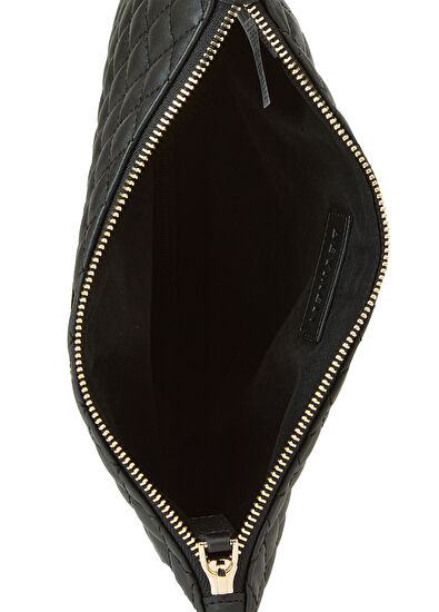 Siyah Kapitoneli Kadın El Portföyü - Görsel 6