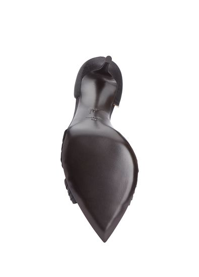 Giuseppe Zanotti Lumière Black Satin High Heel Shoes - 5