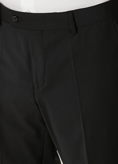 Drop 6 Siyah Yün Takım Elbise - Görsel 8