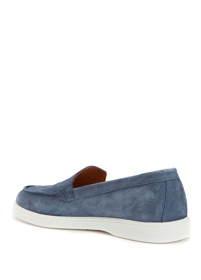 Beymen Club Blue Women's Suede Loafer - 3