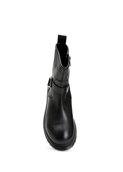 Beymen Club Siyah Erkek Biker Deri Bot - 4