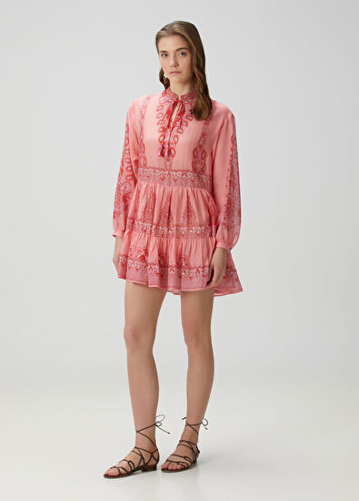 Etro Pembe Mini Elbise - 3