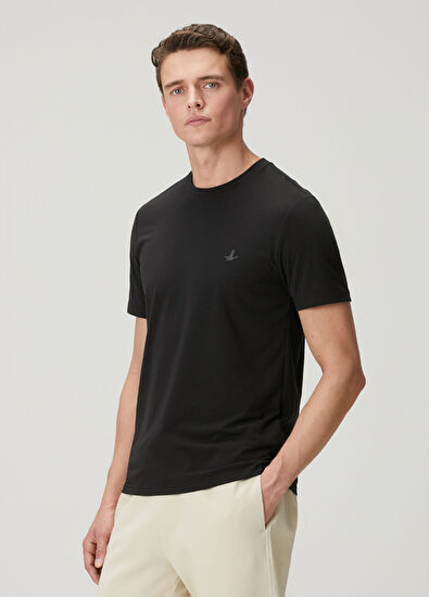 Beymen Club Basic Fit Siyah Cool Active T-shirt - 3