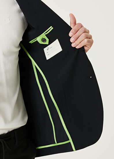 Beymen Club Slim Fit Siyah Teknik Kumaş Takım Elbise - 10