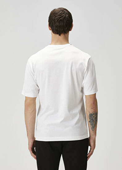 Dolce&Gabbana Beyaz Logo Nakışlı T-shirt - 4