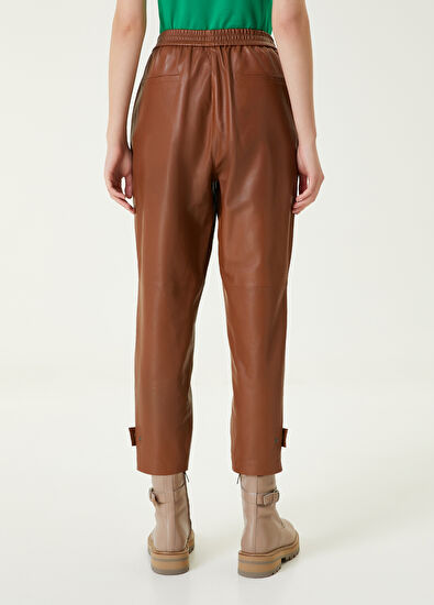 Beymen Club Taba Apoletli Deri Pantolon - 6