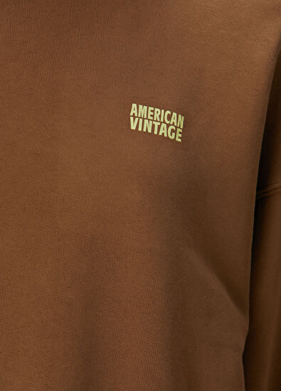 American Vintage Kahverengi Sweatshirt - 5