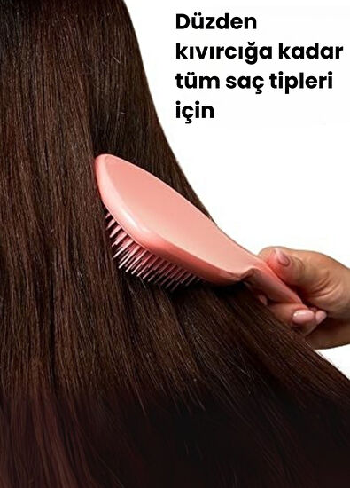 Tangle Teezer The Ultimate Wet Detangler Large Peach Saç Fırçası - 5