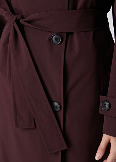 Beymen Club Plum Trench Coat - 7