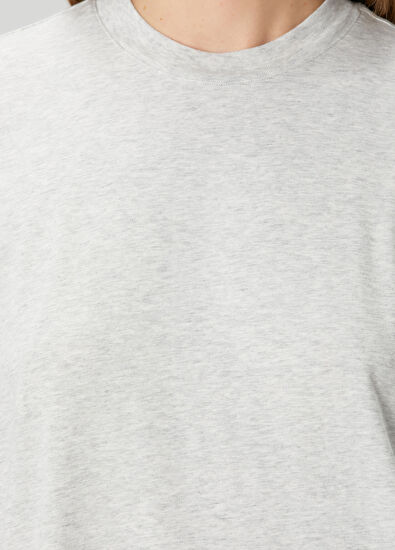 Skims Gri Uzun Kol T-shirt - 5