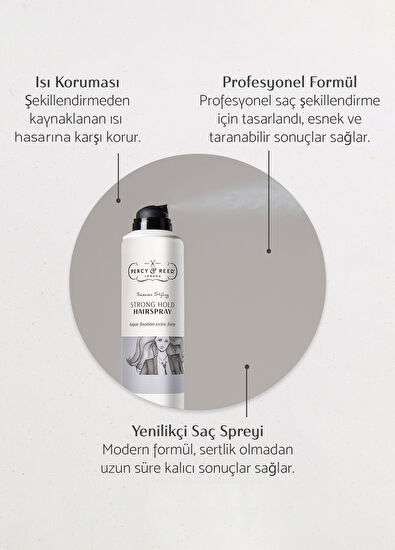 Percy & Reed Session Styling Güçlü Tutuşlu Saç Spreyi 250 ml - 4