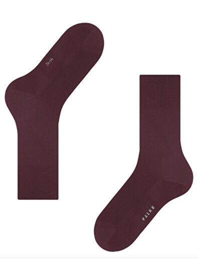 Falke Clima Wool Bordo Erkek Çorap - 5