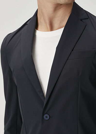 Marco Pescarolo Apollo Navy Blue Jacket - 5