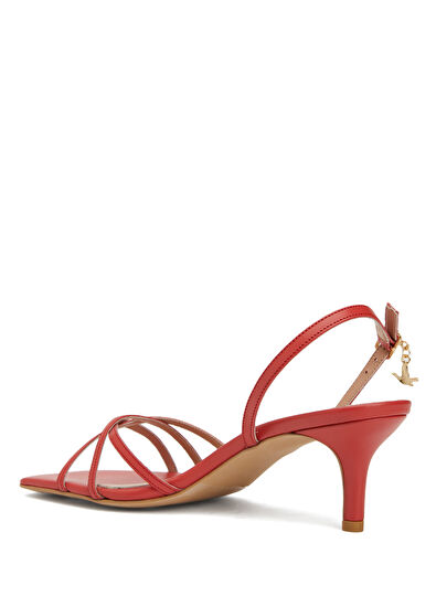 Beymen Club Mercan Kadın Deri Sandalet - 4