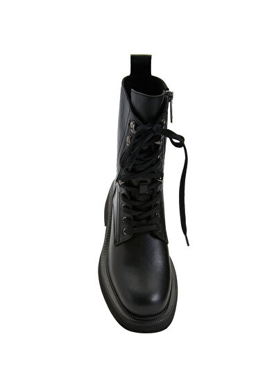 Beymen Club Black Womens Leather Boots - 4