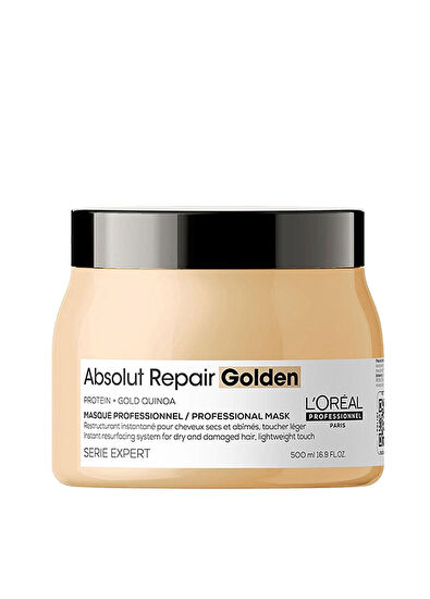 Loreal Professionnel Serie Expert Absolut Repair Resurfacing Golden Repairing Mask 500 ml - 5