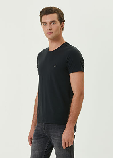 Beymen Club Cool Active Antrasit Basic T-shirt - 3