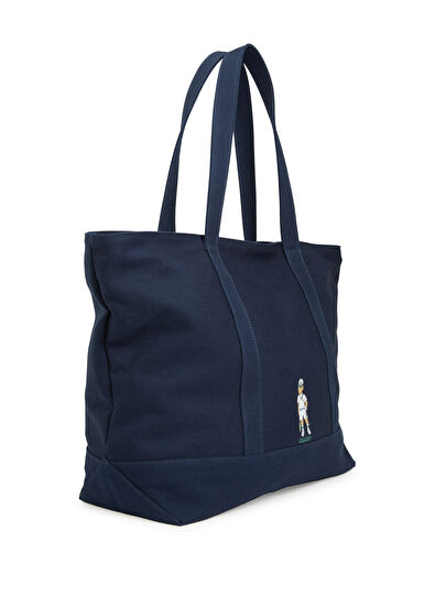 Beymen Club Clubby Navy Blue Women's Canvas Bag - 3