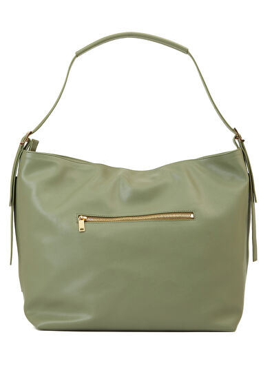 Beymen Club Haki Logolu Kadın Omuz Çantası - 4