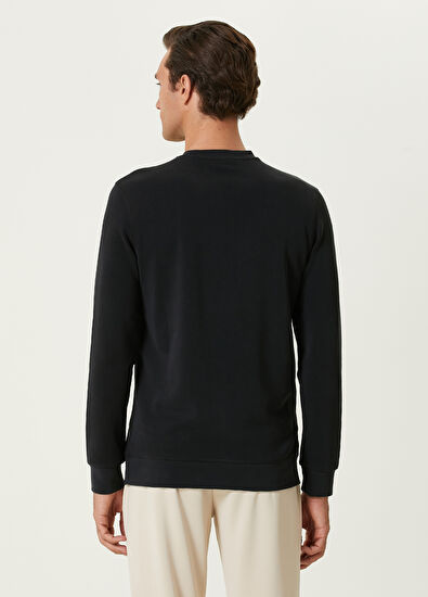 Beymen Club Siyah Logo Detaylı Sweatshirt - 5