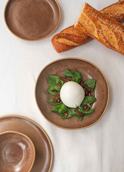 Masuma Ceramics Mocha Stoneware Tatlı Tabağı 16,5 cm - 5