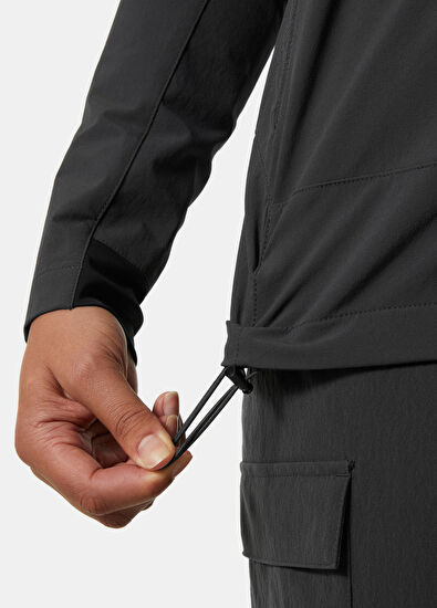 Helly Hansen Blaze Softshell Kapişonlu Gri Kadın Mont - 6