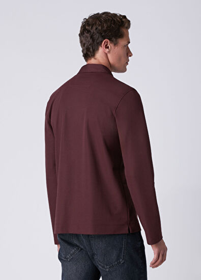 Beymen Club Comfort Fit Mürdüm Oxford Sweatshirt - 5