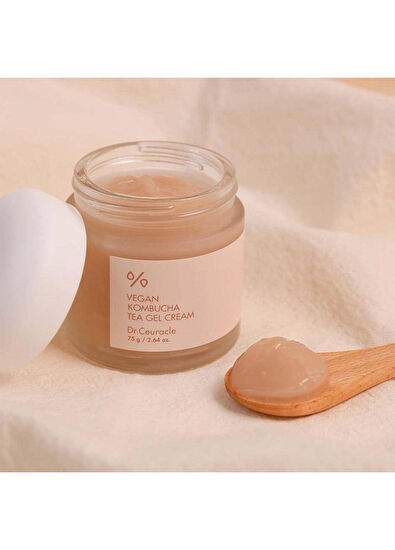 Dr. Ceuracle Vegan Kombucha Tea Gel Cream Parlatıcı ve Besleyici Kombuça Jel Krem 75 ml - 3