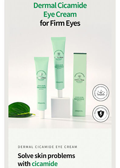 Dermal CICA x Stomach Centella Asiatica and Ceramide Extract Eye Cream Eye Contour Cream 40 gr - 7