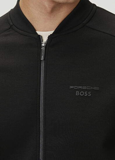 Boss X Porsche Regular Fit Black Sweatshirt - 5