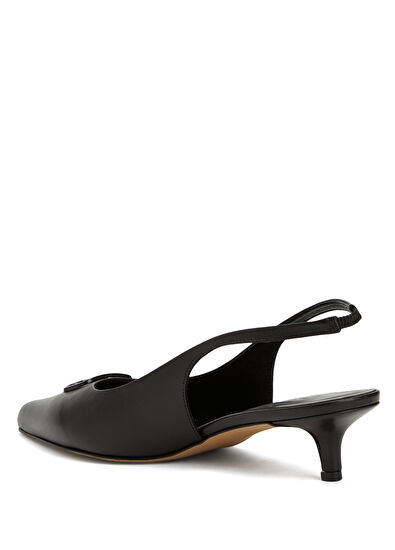 Beymen Club Black Leather Heels - 3