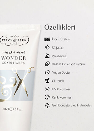 Percy & Reed I Need A Hero! Wonder Nemlendirici Saç Bakım Kremi 50 ml - 3